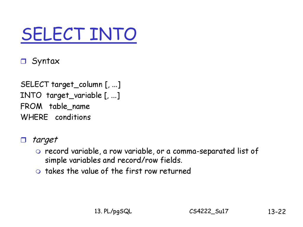 Cs4222 principles of database system ppt download